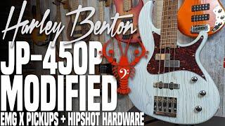 Harley Benton JP-45OP MODIFIED - EMG X Metalworks Pickups & Hipshot Hardware - LowEndLobster Builds