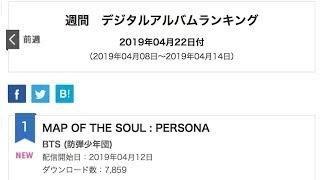 BTS Tops Oricon Weekly Digital Album Chart With “Map Of The Soul: Persona,” Breaks Record For Mos...