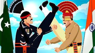 How Two Nuclear Powers Battle With Their Feet