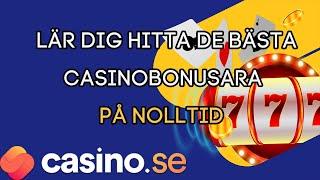 Lär dig hitta en bra casino välkomstbonus | Casino.se