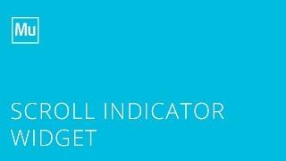 Adobe Muse Scroll Indicator Widget