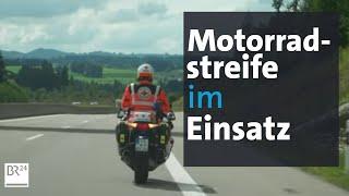 Unterwegs mit der BRK-Motorradstreife | Abendschau | BR24