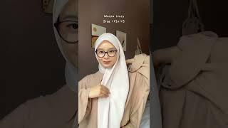 Tutorial Hijab Segi Empat Sehari Hari Simple Rapih