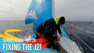 Fixing The J2 - Day 26 - Vendée Globe