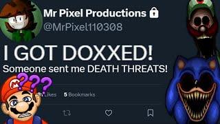 The EXE COMMUNITY on Twitter is DEPRESSING: MR PIXEL (SONIC.OMT) got doxxed & received Death Threats