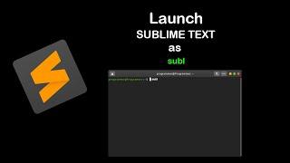 How to use sublime text editor as subl in linux ?