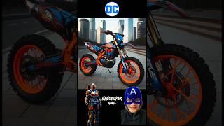 DC Superhero Becomes New Motor Cross #marvel #dc #avengers #superhero #shorts