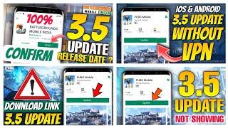 HOW TO UPDATE 3.5 VERSION | 3.5 UPDATE OPTION NOT SHOWING | HOW TO UPDATE BGMI & PUBG MOBILE