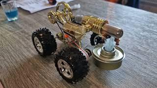 Stirling Engine Unboxing And First Try #unboxing #test