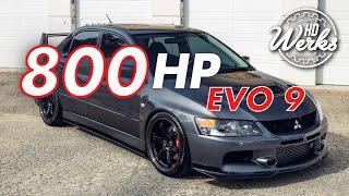 800HP Evo 9 on a MD, 40 psi by HDWERKS