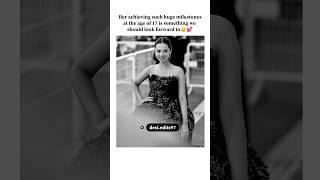Nitanshi Goel becomes youngest Indian actress to walk on Cannes #edit #cannes #shortsfeed #shorts