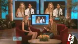 Taylor Swift talks about Joe jonas on Ellen D Show