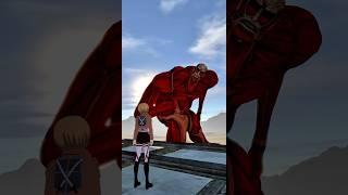 Armin Dances with Colossal  #attackontitan #anime #armin #colossaltitan  #vrchat #animeedit