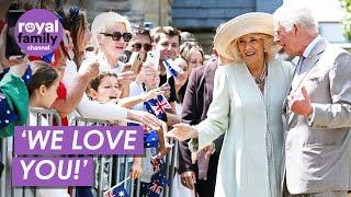 WATCH: King Charles and Queen Camilla Greet Excited Australian Fans After Church Service