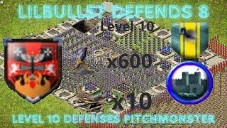 LILBULL57'S EPIC STAND! DEFENDING 8 ATTACKS WITH LEVEL 10 DEFENSES! STRONGHOLD KINGDOMS GC9 DEFENSE!