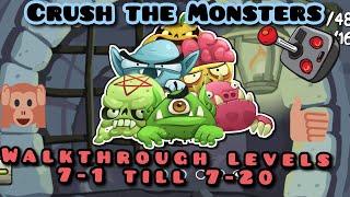 Crush the Monsters Roly Poly Walkthrough 7-1 7-20 #gaming #funny #crush #game #walkthrough