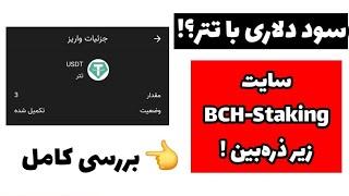 سایت BCH-Staking: آیا واقعا سود روزانه با تتر میده؟!