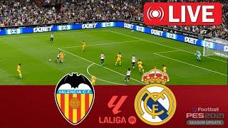 Valencia vs Real Madrid LIVE  LaLiga 2024/25  LIVE Match Now