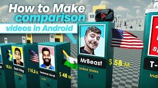 How To Make Comparison Video In Mobile Easly | comparison video kaise banaye mobile se || 2023