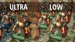 [4K] TOTAL WAR SAGA: TROY - PC Benchmark Low vs. Ultra