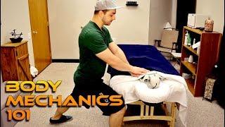 ESSENTIAL Massage Therapy Body Mechanics for Back/Thumb/Wrist