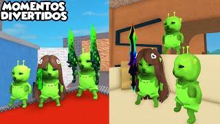 I AM TEAMER ALIEN KITTY in MURDER MYSTERY 2 (Funny Moments) Roblox MM2