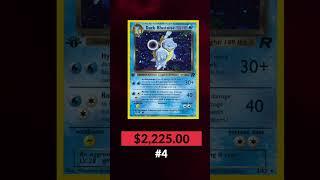 Top 10 most expensive Team Rocket Pokémon cards