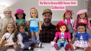 All My American Girl Marie Grace AND Nanea Mold Dolls