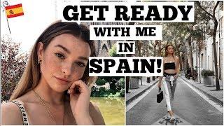 GRWM IN SPAIN! Chit-Chat Makeup, Hair, & Outfit | Kelsey Simone