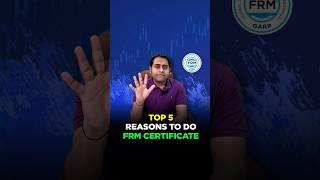 Top 5 reason to do FRM certification in 2024 | #frm #frmexam #fintelligents #frmlevel1