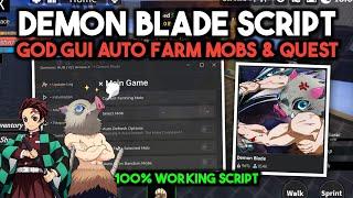 Demon Blade Script Hack SUPER OP AUTO FARM MOBS & QUEST | Best Demon Blade Script | Arceusx Executer