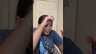DIY eyebrow threading is not for me #diy #momlife #eyebrow #fail #motherdaughter