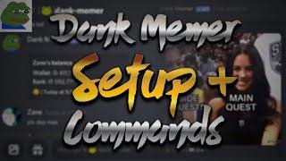 Dank memer discord bot | All commands | easy setup tutorial | Techie Harsh