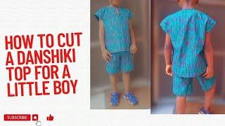 How to cut a danshiki top for a little boy