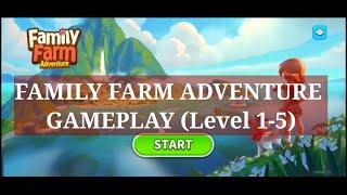 Family Farm Adventure Gameplay-(Level 1-5)