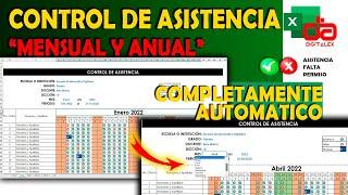 How to make a #Monthly and #Annual #Automatic #Attendance #registration