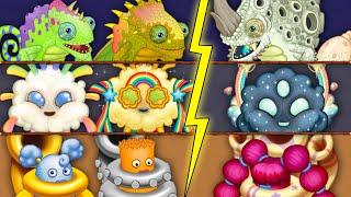 New Monsters 2024 Comparison | My Singing Monsters Update