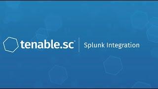 Splunk Integration with Tenable.sc