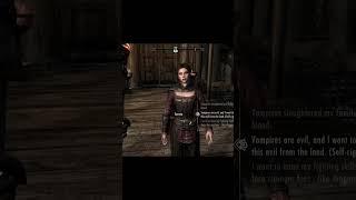 Skyrim ٠ Serana's Reaction to Joining the Dawnguard #skyrim