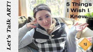 5 things I Wish I knew as a Young Artist.️ Tips for Beginners.