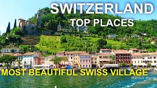 Switzerland Top Places  Morcote - Lake Lugano 4K Travel Guide