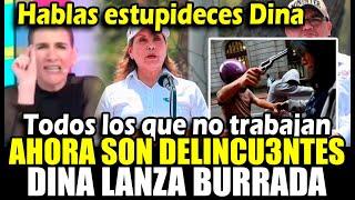 Dina Boluarte dice burrada sobre delincuent3s y Gigi le cierra la boca x hablar estupid3c3s