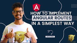 ANGULAR ROUTES IN SIMPLEST WAY | PARAMETERIZED ROUTE | WILD ROUTES