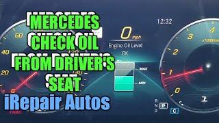 (Newer Mercedes) Oil Level Check