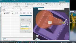 Siemens NX 2206    How To Make A Variable Guiding Curves Operation