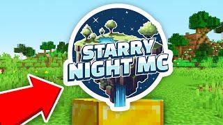 NEW Minecraft OP Skyblock Server! *StarryNightMC STOW* (1.21+) | EP 1