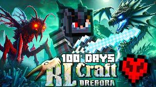 I Survived 100 Days in RLCraft DREGORA in Hardcore Minecraft