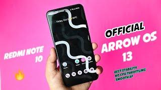 First impressions of Arrow os 13 on Redmi note 10 - Is that really good 