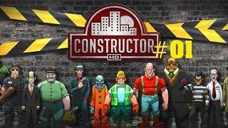 Let's Play Constructor HD: #01 - Schwarzer Humor im Assi-Viertel