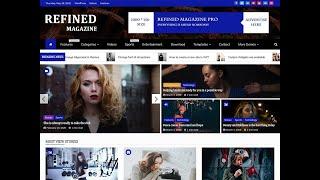 Refined Magazine Free WordPress Theme Demo Import Process | Candid Themes